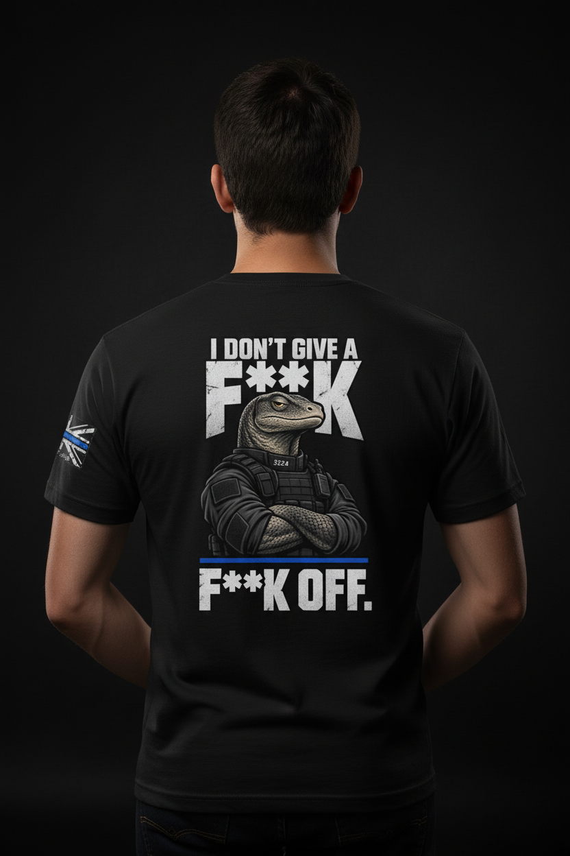 Tom’s Little Lizard T Shirt | I Don’t Give a F**K